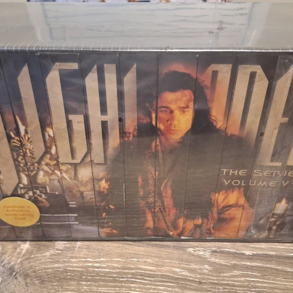 Highlander Box Set (VHS, 1995) Highlander The Series Volume V - NEW SEALED - Picture 2 of 8